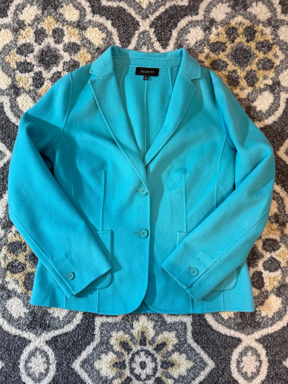 TALBOTS Women’s Tailored Wool Blazer Jacket | Size 8
